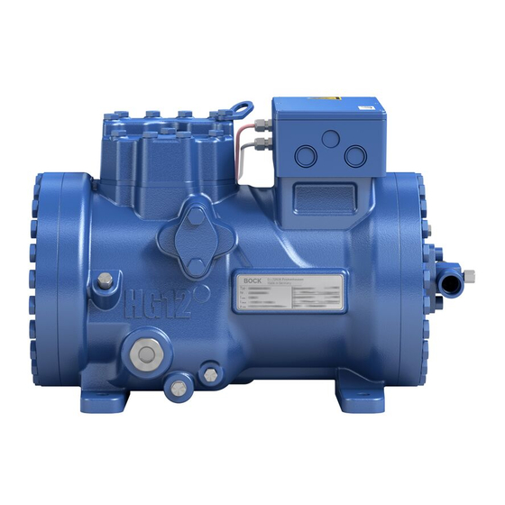 BOCK HGX12e CO2 LT Series Assembly Instructions Manual