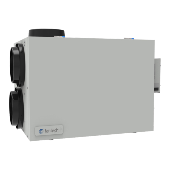 SystemAir Fantech SHR 260RD Installation And Operation Manual