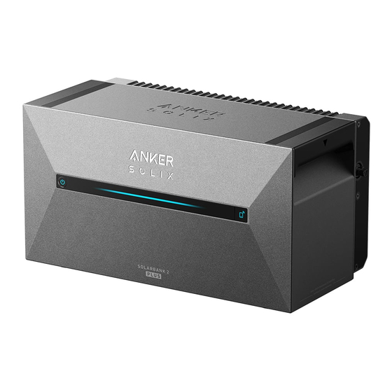 Anker SOLIX Solarbank 2 E1600 Plus Manual