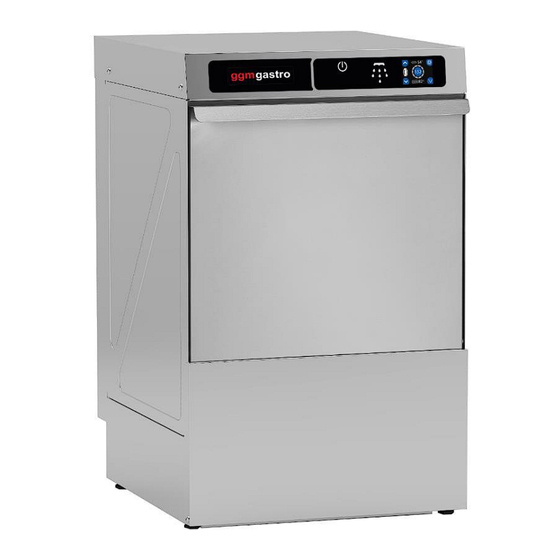 GGMgastro GLOZ40 User Manual