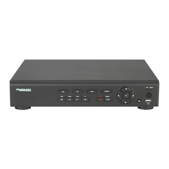 Avenir 4/8CH DVR User Manual