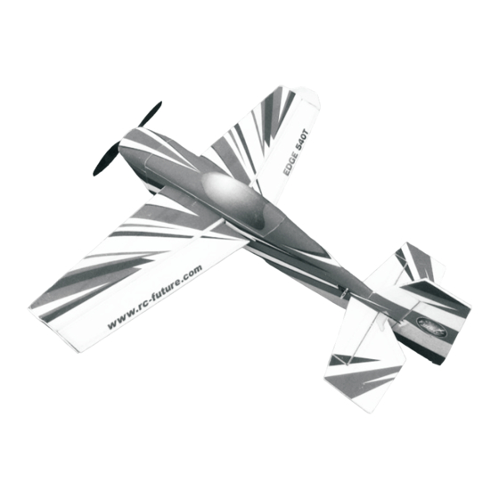 Future EDGE540 RC Airplane Manuals