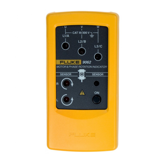 Fluke 9062 User Manual