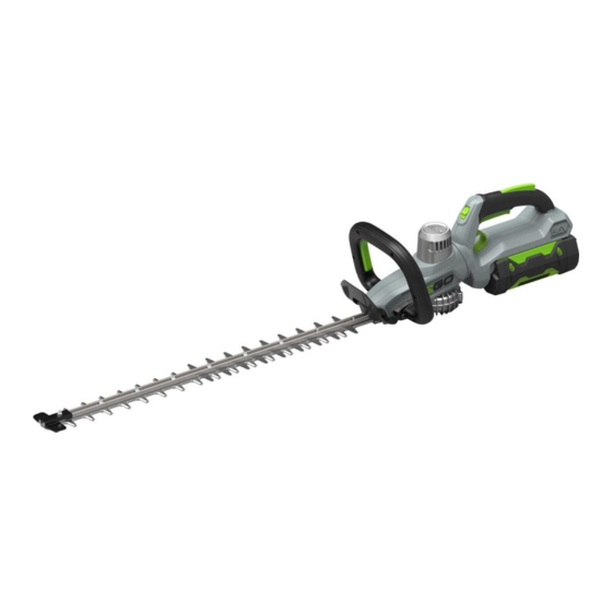 EGO HT5100E Operator's Manual