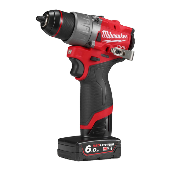 Milwaukee FUEL M12 FDD2 Original Instructions Manual