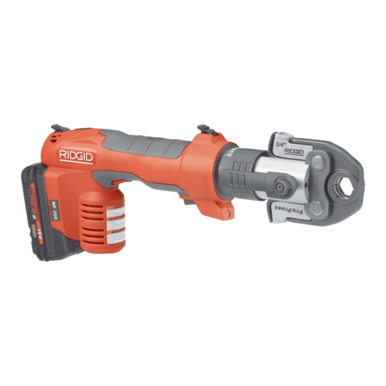 RIDGID RP 200-B Manual