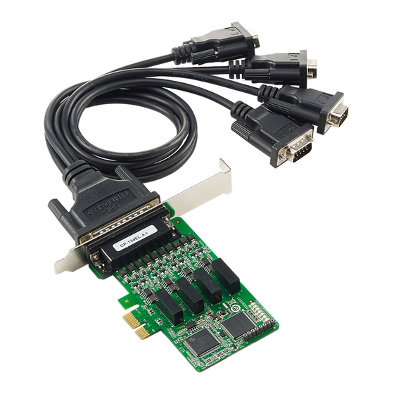 Moxa Technologies CP-134EL-A-I Quick Installation Manual
