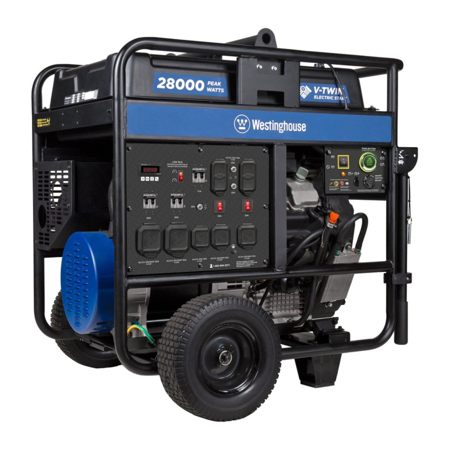 Westinghouse WGen20000c - Portable Generator Manual | ManualsLib