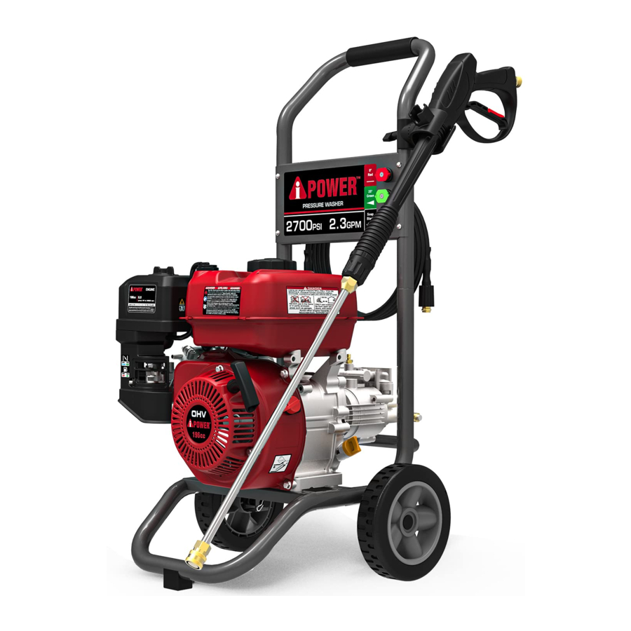 A-iPower APW2700C, APW2700A - Pressure Washer Manual