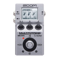 ZOOM MultiStomp MS-50G Operation Manual