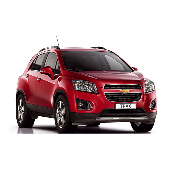 CHEVROLET TRAX OWNER'S MANUAL Pdf Download ManualsLib