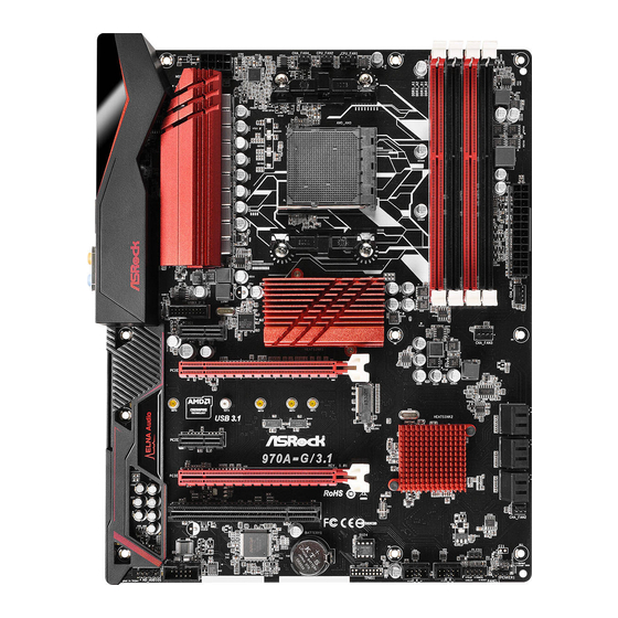 ASROCK 970A-G/3.1 Instruction Manual