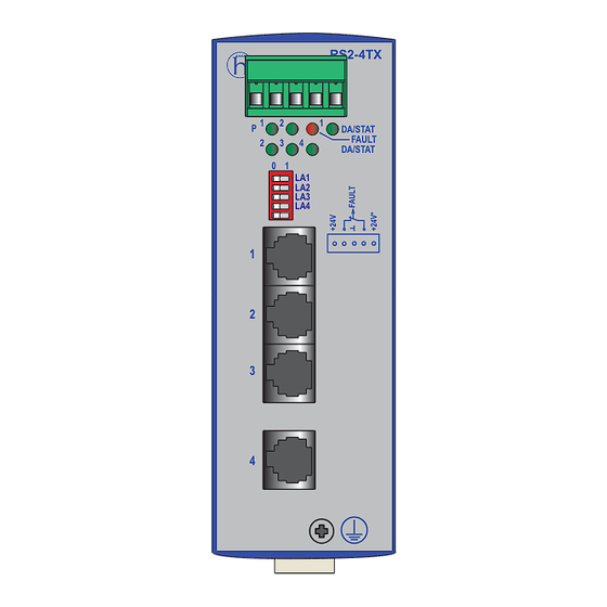Belden HIRSCHMANN RS2-xTX/xFX EEC Series Description And Operating Instructions