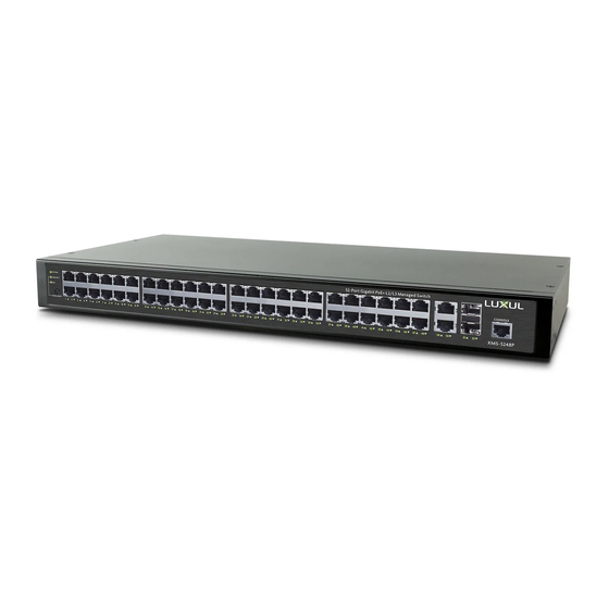 Luxul XMS-5248P Quick Install Manual