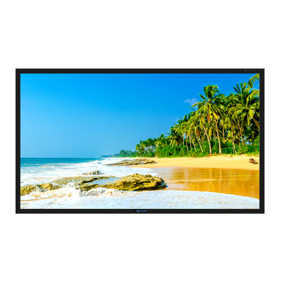 User Manuals: Skyvue C-OBX-65250-UHB-P Television