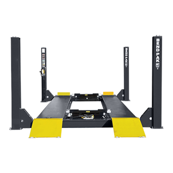 BendPak HDS-40X Service Manual