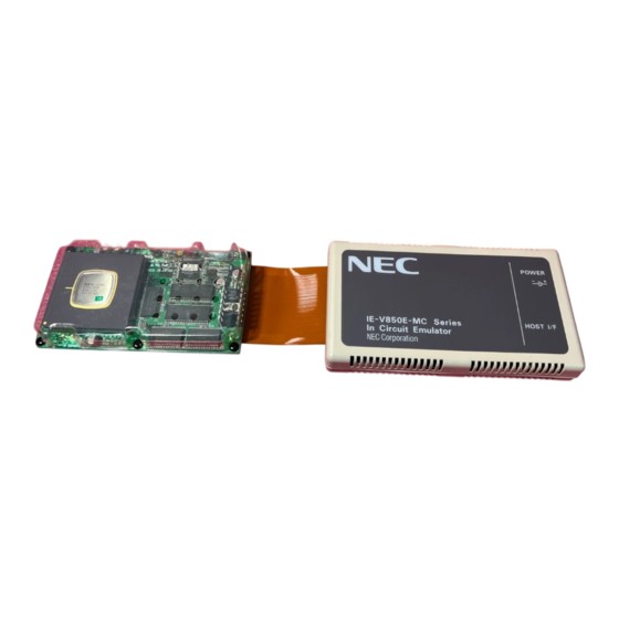 NEC IE-703116-MC-EM1 Manuals