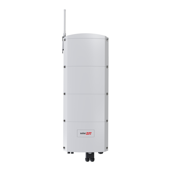 SolarEdge Home Hub Inverter Three Phase Quick Installation Manual