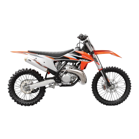 KTM 250 SX 2021 Owner's Manual