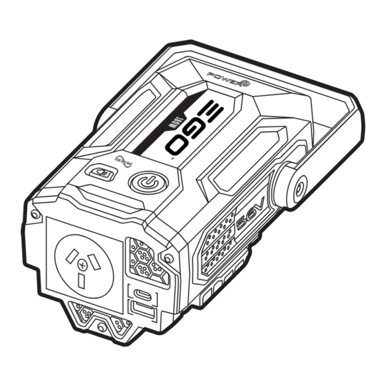 Ego Power+ NEXUS ESCAPE PAD1800E Operator's Manual
