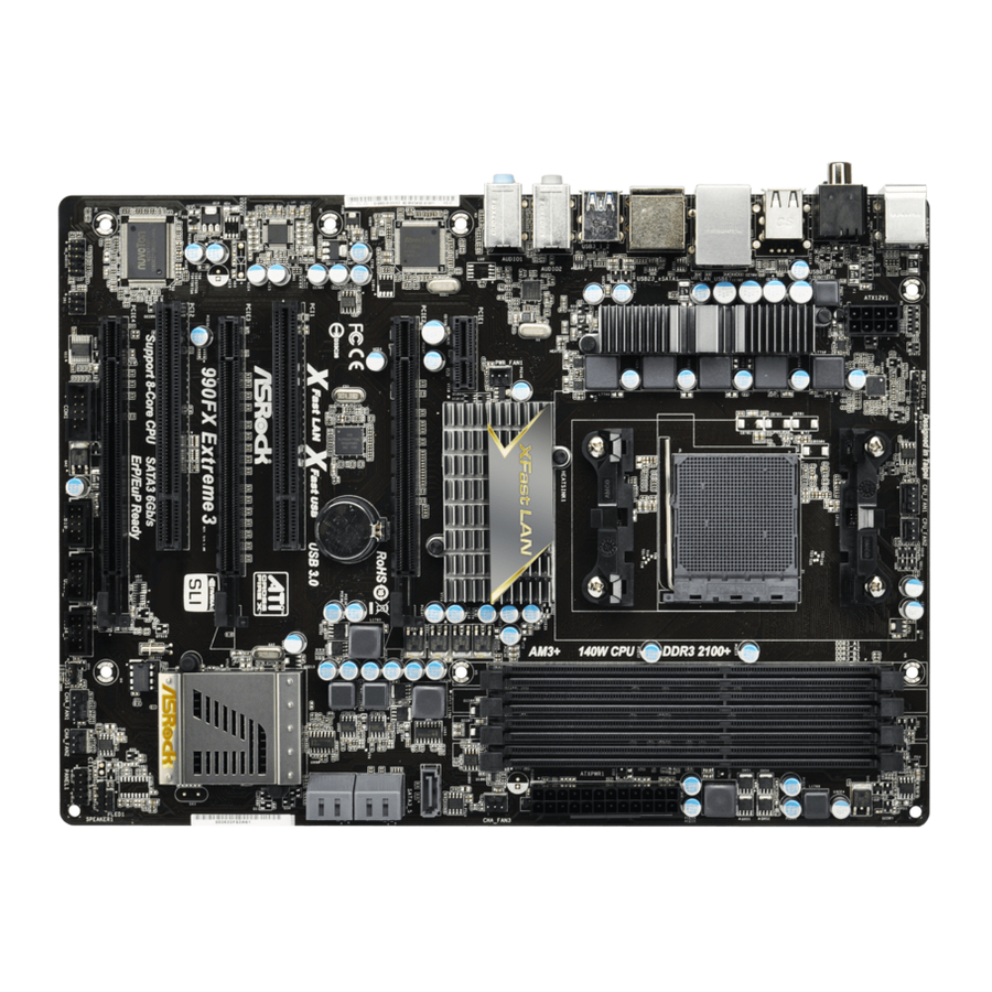 ASROCK 990FX Extreme3 Quick Installation Manual