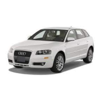 Audi A3 Sportback Quick Reference Manual