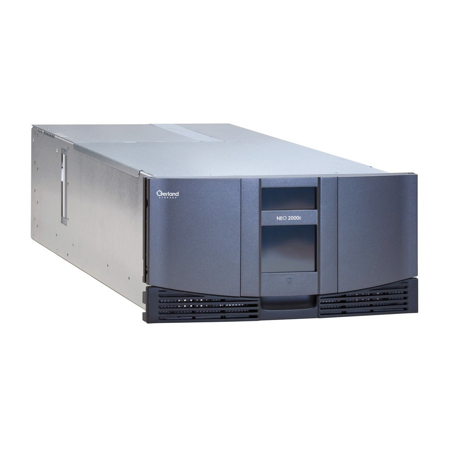 Overland Storage NEO 2000E Remove & Replace Instructions
