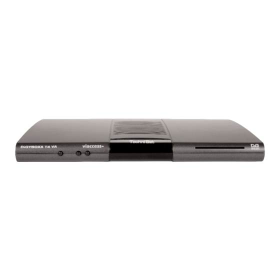 TechniSat DiGYBOXX T4 VA Operating Manual