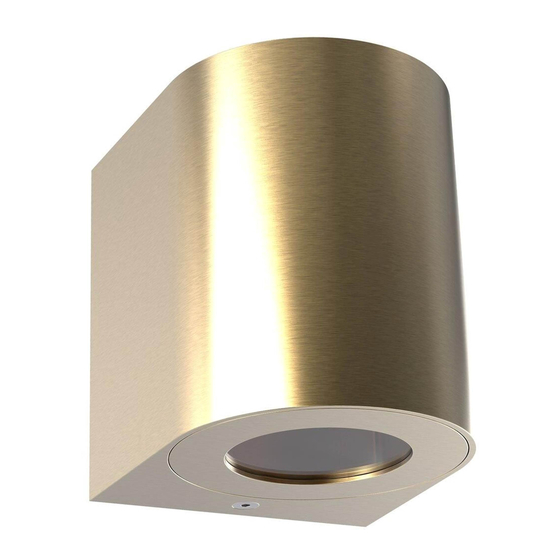 nordlux Canto 2 Wall Light Brass Manuals