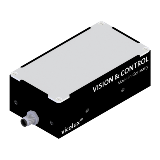 Vision & Control DL30x60-G525/24V Instructions For Use Manual