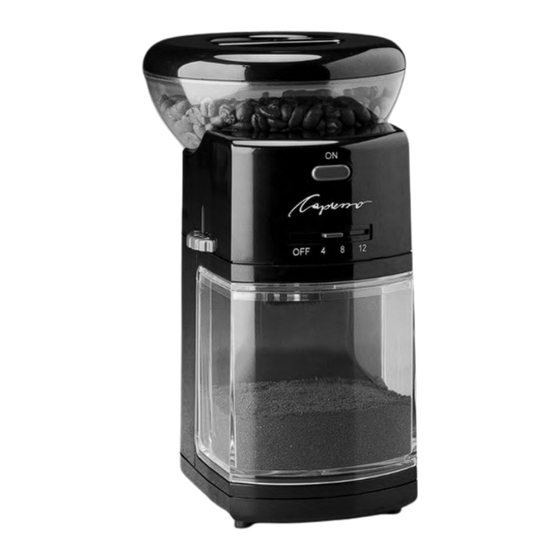 Capresso 111 Instruction Manual
