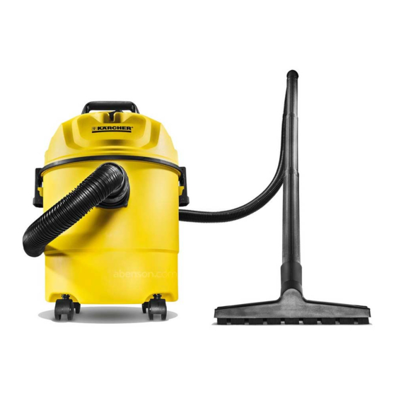 Kärcher WD 1 Home Manual