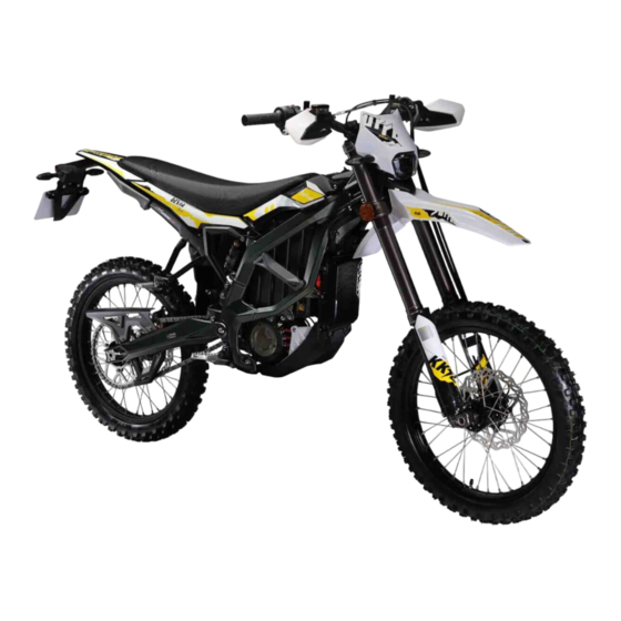 Surron Ultra Bee Series Owner's Manual