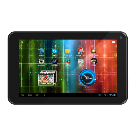 Prestigio MultiPad PMP3670B Quick Start Manual