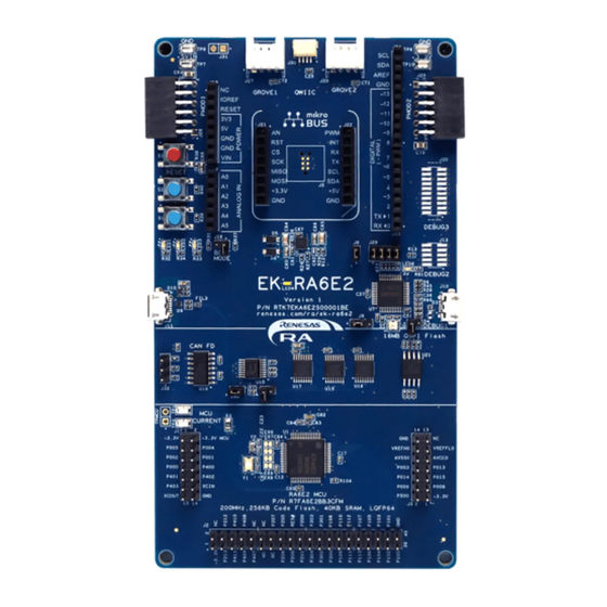 Renesas EK-RA6E2 v1 User Manual