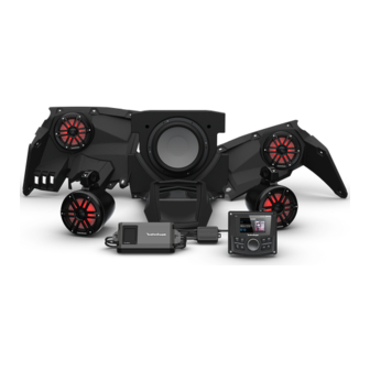 Rockford Fosgate ELEMENT READY CAN-AM MAVERICK X3 Installation & Operation