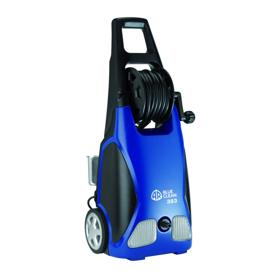 AR Blue Clean AR383 - Pressure Washer Manual