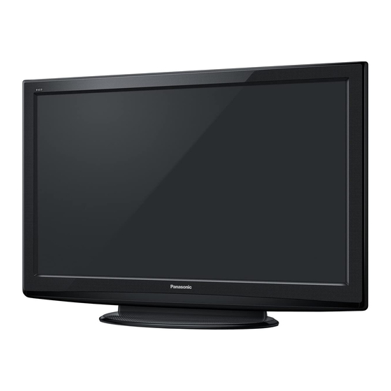 Panasonic Viera TX-P42X20B Operating Instructions Manual