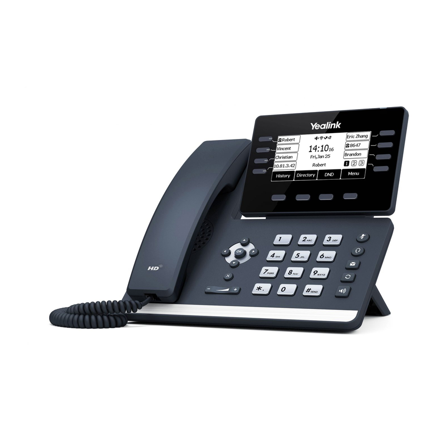 Yealink SIP-T53 Quick Start Manual