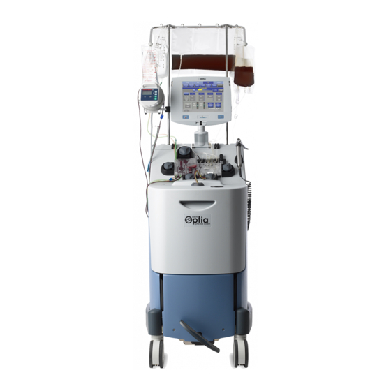 Terumo BCT Spectra Optia Apheresis System Operator's Manual