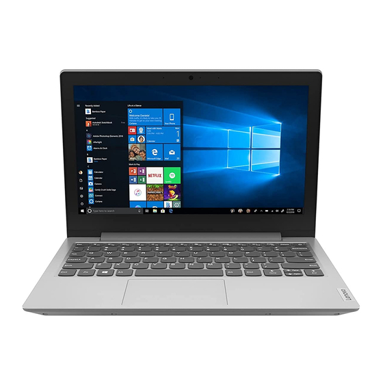 Lenovo IdeaPad Slim 1 Setup Manual