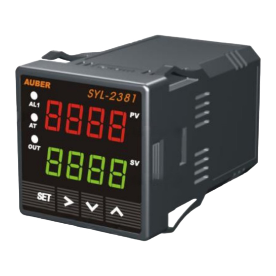 Auber Instruments SYL-2381-mA Instruction Manual