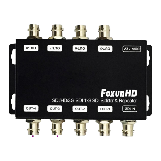 foxunhd FX-SDI-108 Operating Instructions Manual