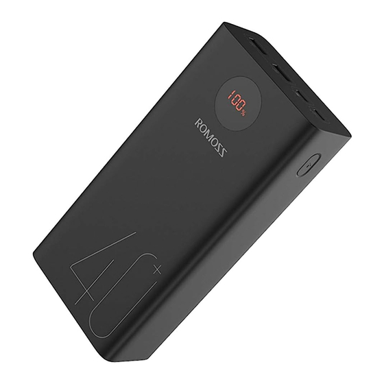 Romoss PEA40 User Manual