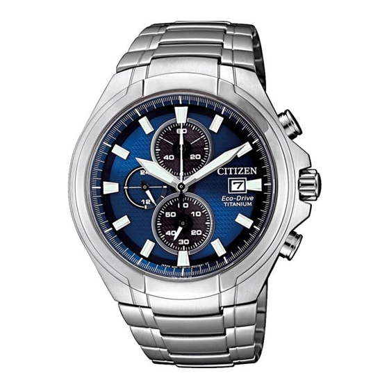 CITIZEN ECO-DRIVE CTZ-B8143 INSTRUCTION MANUAL Pdf Download | ManualsLib