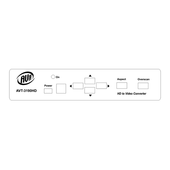 AV TOOL AVT-3190HD Instruction Manual
