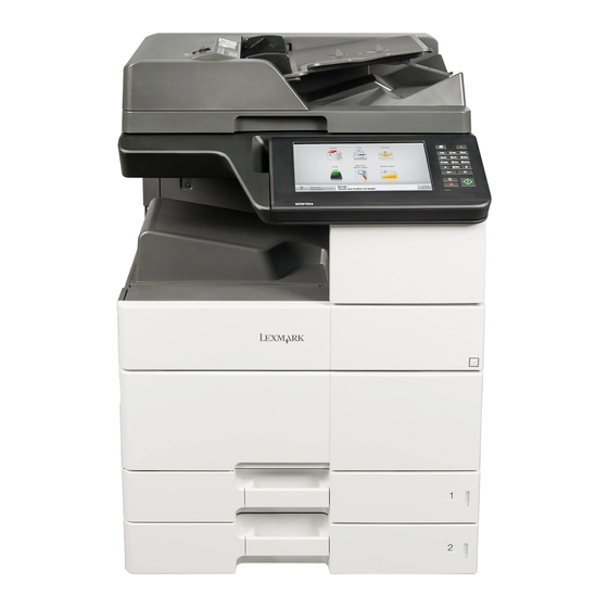 Lexmark MX910 Series Manuals