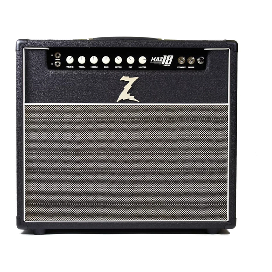 DR. Z Amplification MAZ 18 Junior Owner's Manual
