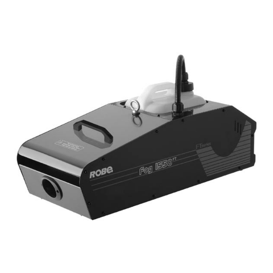 Robe Fog 1550 FT User Manual