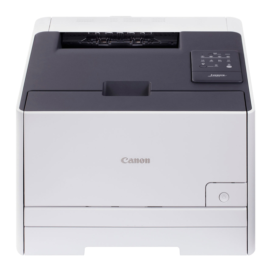 Canon LBP7100Cn Quick Setup Manual